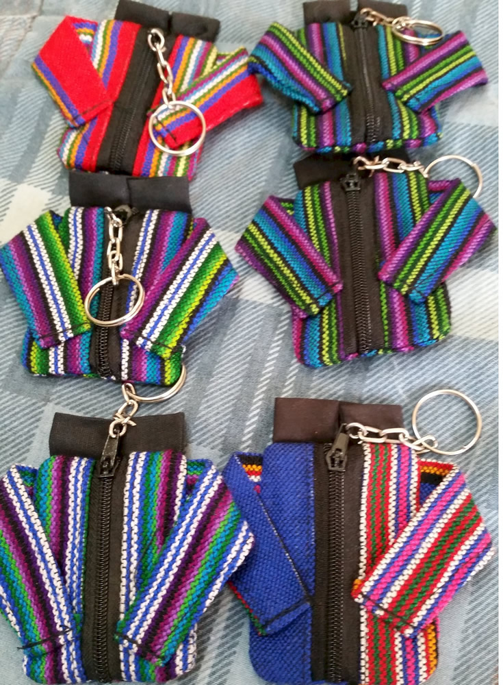 Fabric Keychain (SMALL SHIRT) – ChristmasInGuatemala.com